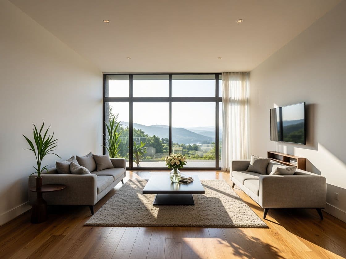 Sketch to living room render